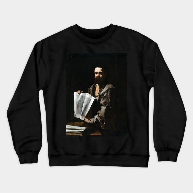 Jusepe de Ribera Euclid Crewneck Sweatshirt by pdpress